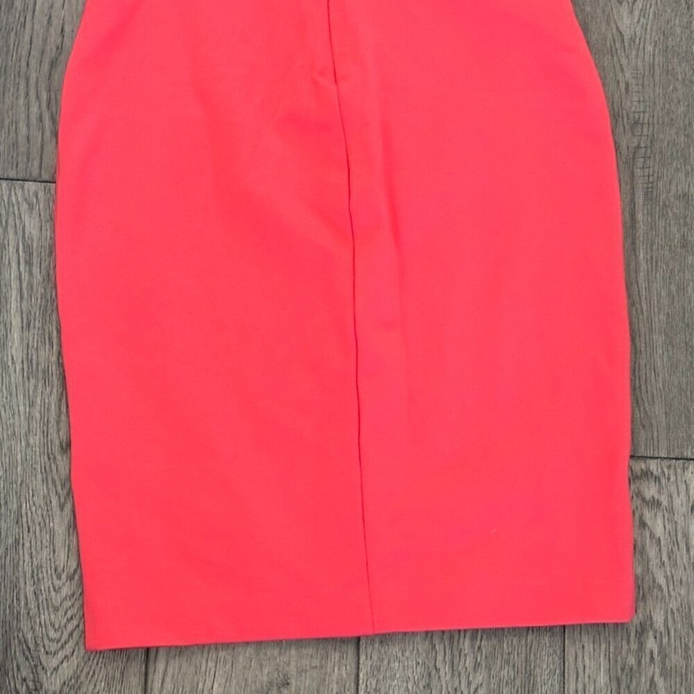 Halston Heritage Coral Bodycon Dress – Size Small - Picture 11 of 13